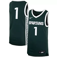 NCAA Nike #1 Michigan State Spartans Team Replica Basketball Jersey