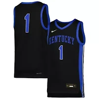 NCAA Nike #1 Kentucky Wildcats Icon Replica Basketball Jersey