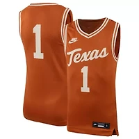 NCAA Nike #1 Texas Longhorns Icon Replica Basketball Jersey