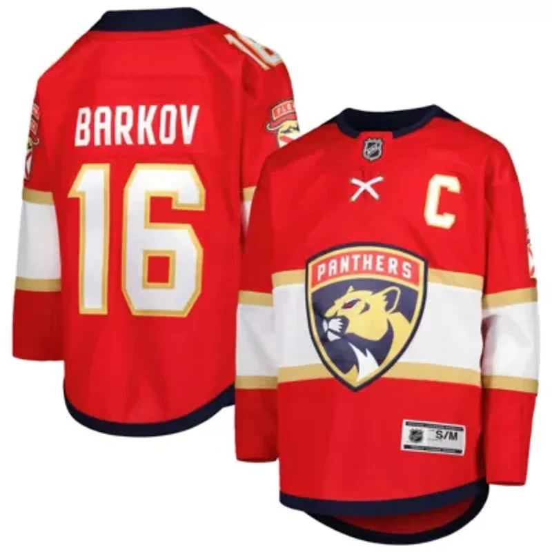 NHL Aleksander Barkov Florida Panthers Home Premier Player Jersey