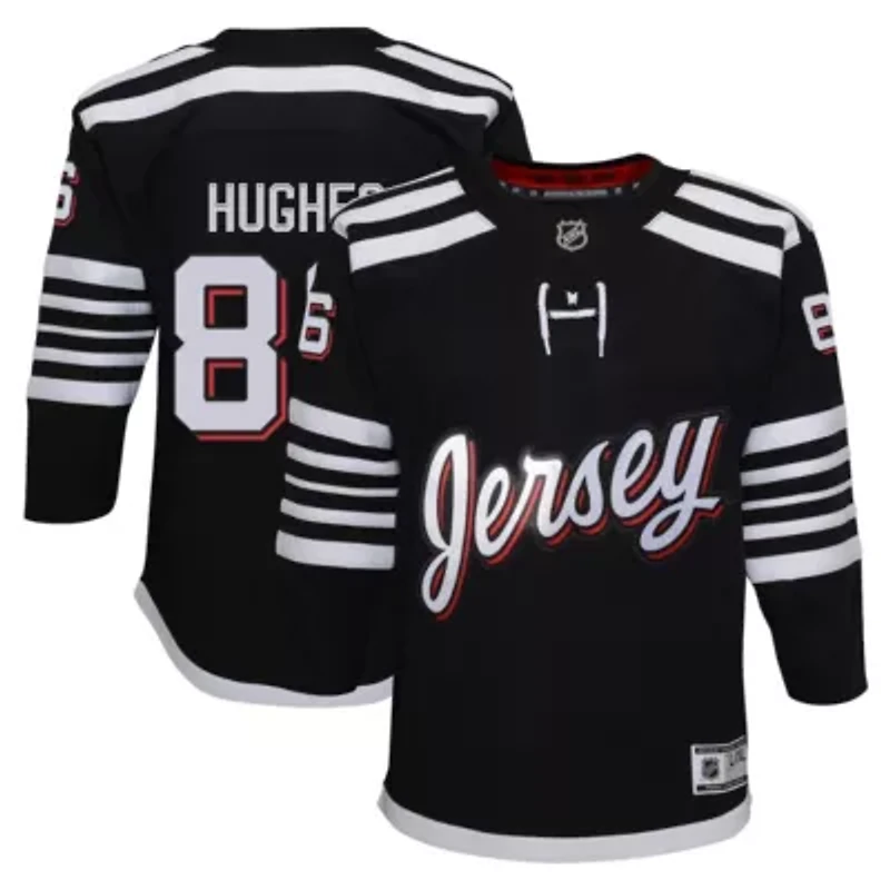 NHL Jack Hughes New Jersey Devils Alternate Premier Player