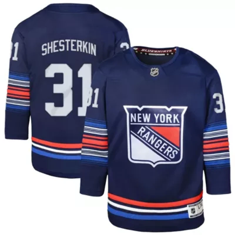 NHL Igor Shesterkin New York Rangers Alternate Premier Player Jersey