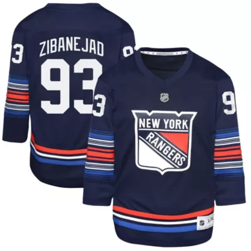 NHL Mika Zibanejad New York Rangers Alternate Replica Player Jersey