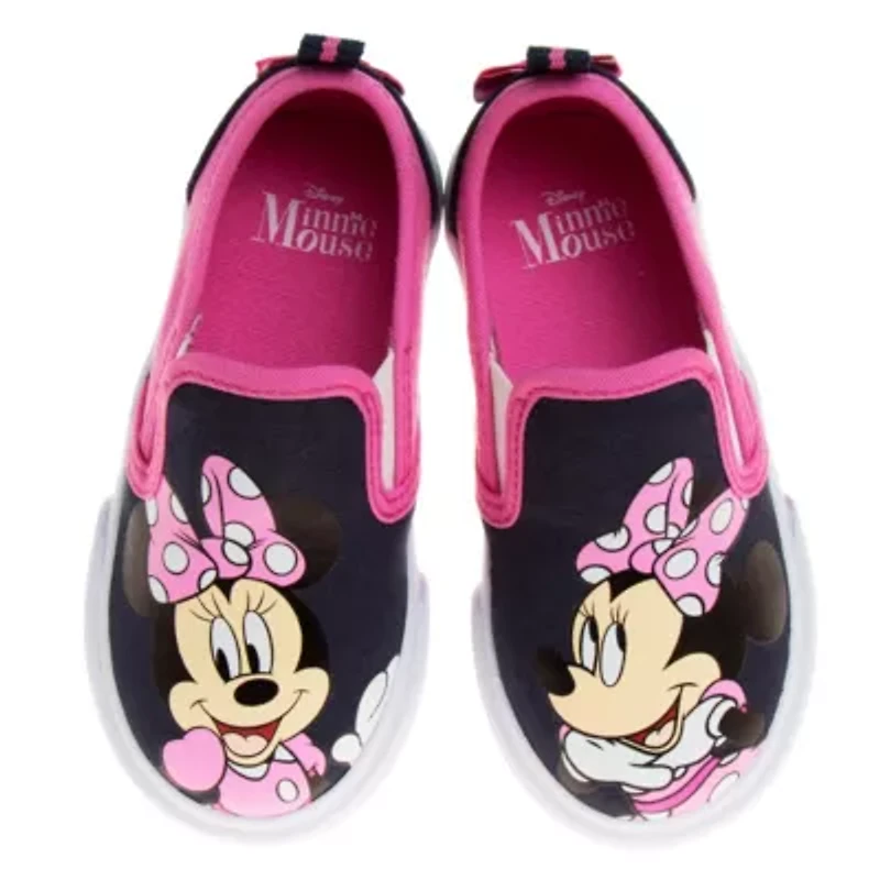 Minnie Mouse Toddler Girls' Slip On Canvas Sneakers