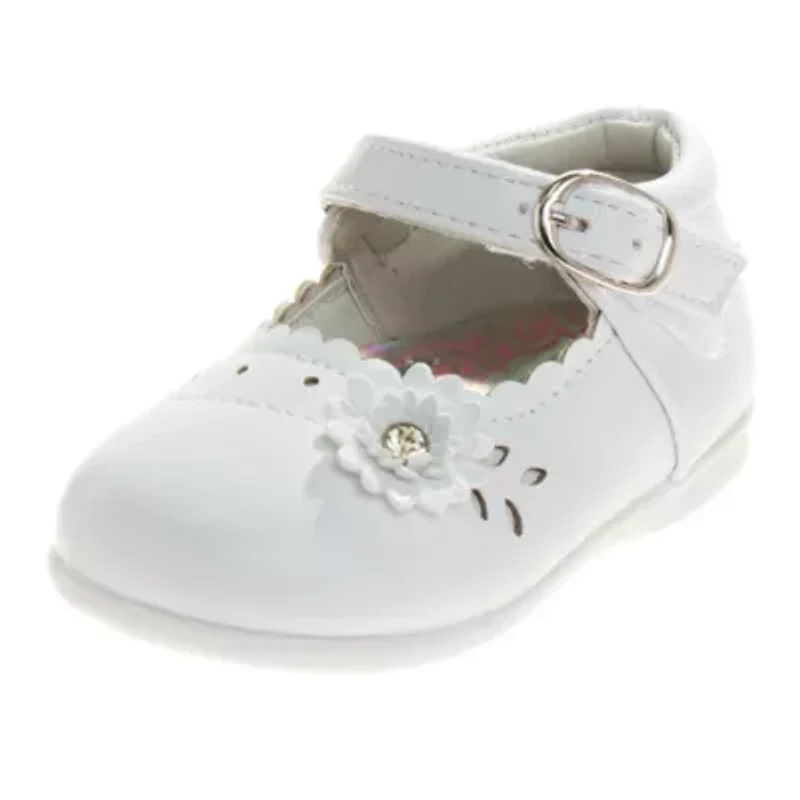 Toddler Girls Dress Shoes with flower detail