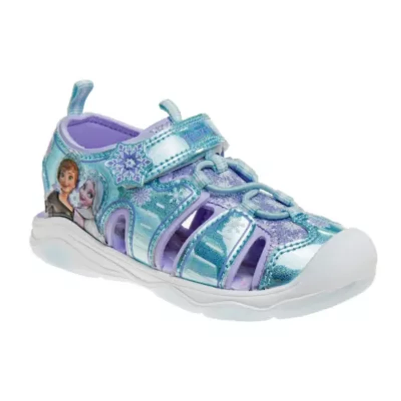 Disney Frozen Girls Closed Toe Sport Sandals. (Toddler/Little Kids)