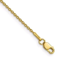 14K Yellow Gold 1.5mm Cable Chain Necklace