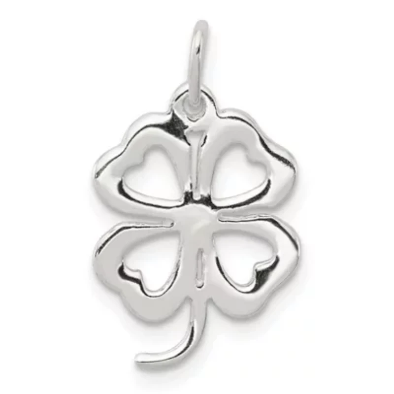 Sterling Silver 4-leaf Clover Charm
