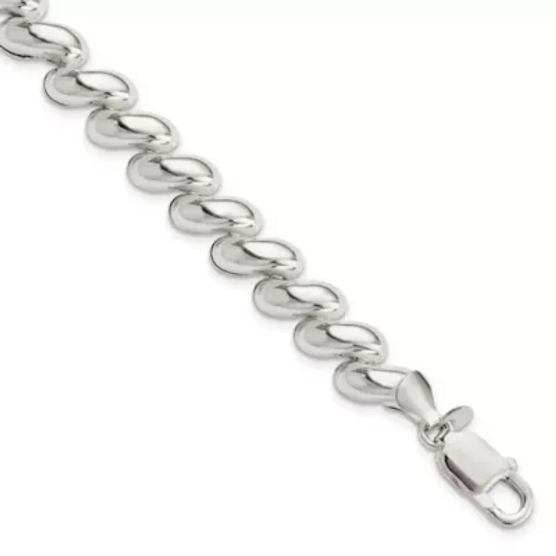 Sterling Silver Fancy Polished San Marco Bracelet