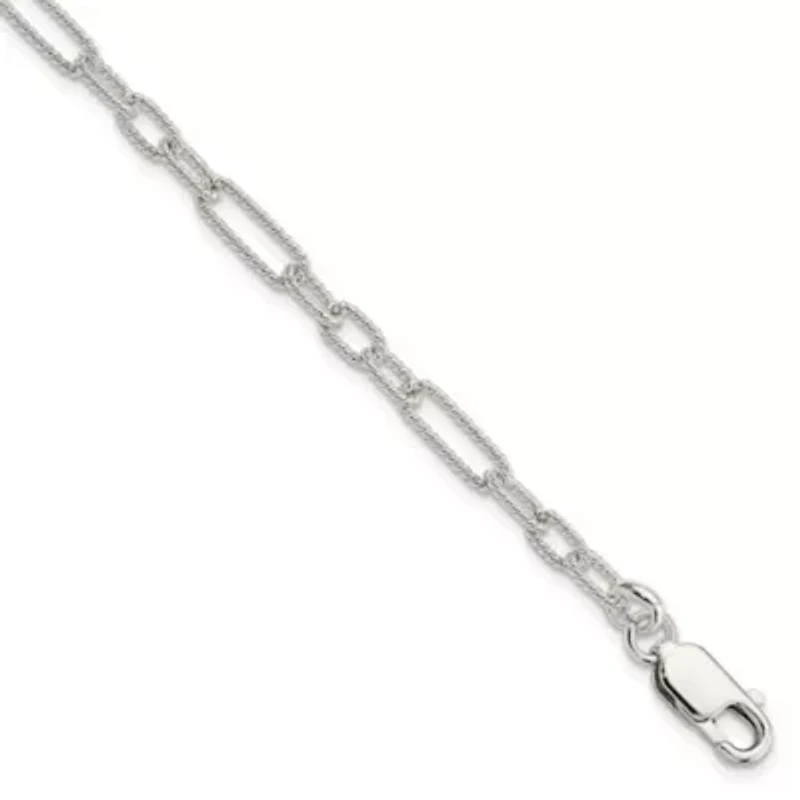 Sterling Silver 7.5-inch Fancy Link Bracelet