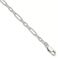 Sterling Silver 7.5-inch Fancy Link Bracelet