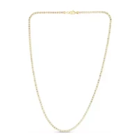 10Ky Two Tone Ice Chain Lobster Clasp