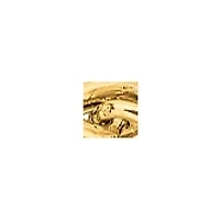 Men's Inch 14k Gold Round Diamond Cut Wheat Necklace