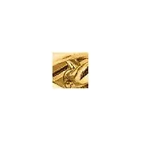 Men's Inch 14k Gold Round Diamond Cut Wheat Necklace