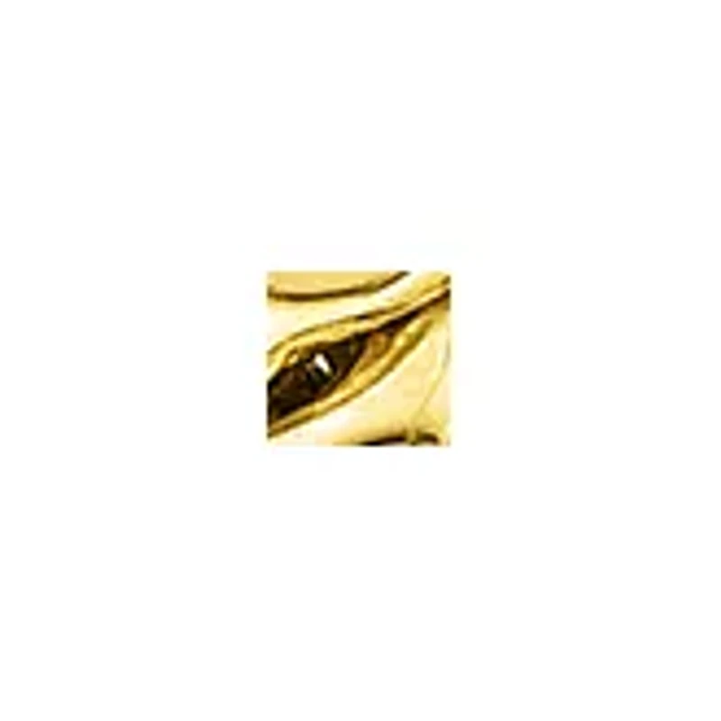 Men's Gold Semi Solid Miami Cuban Link Bracelet