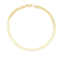 10K Yellow Gold Herringbone Bracelet