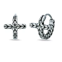 Hoop Earrings in Ion Plated Stainless Steel