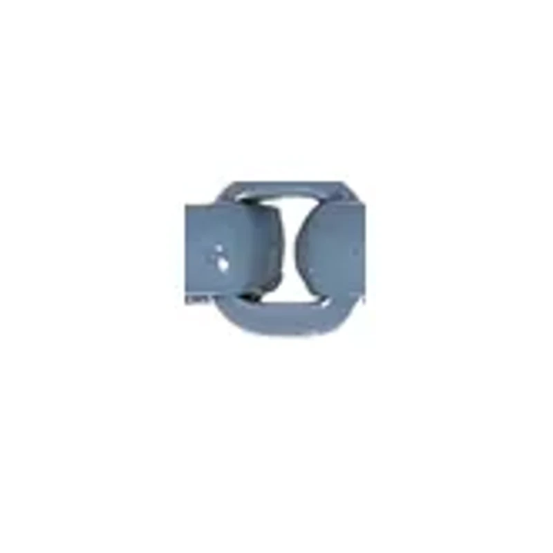 Gray Acrylic Coated Stainless Steel 3 Millimeter Round Box Chain Bracelet