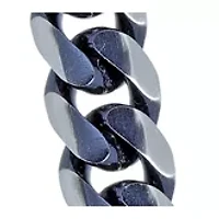 Stainless Steel 8 Millimeter Curb Chain Necklace