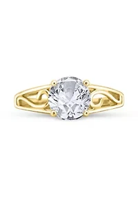 1 C.T.T.W Diamond 14K Solitaire Ring