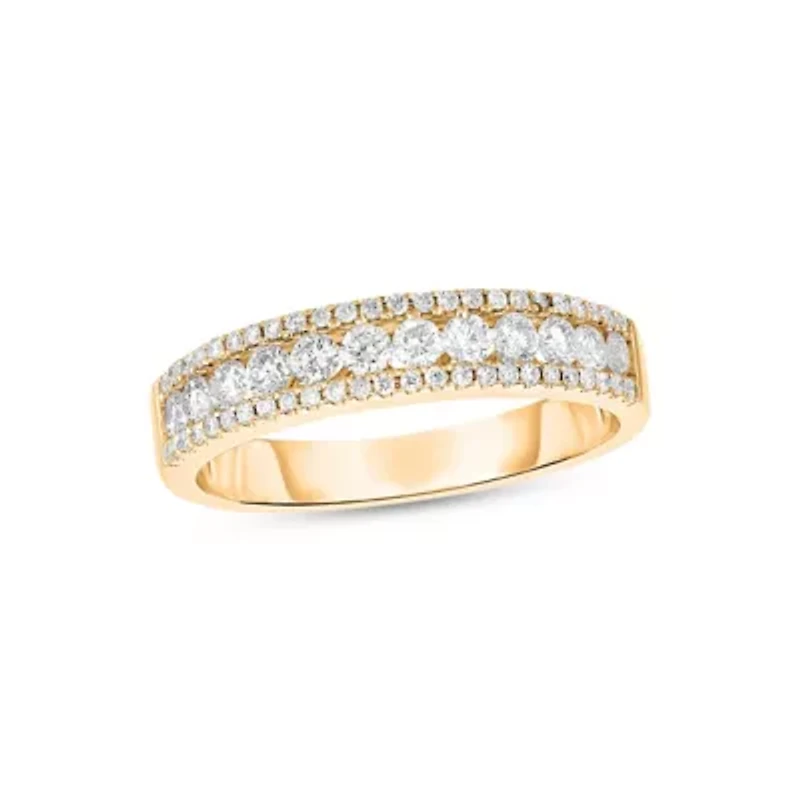 1/2CTW Diamond 10kt Gold Yellow Ring