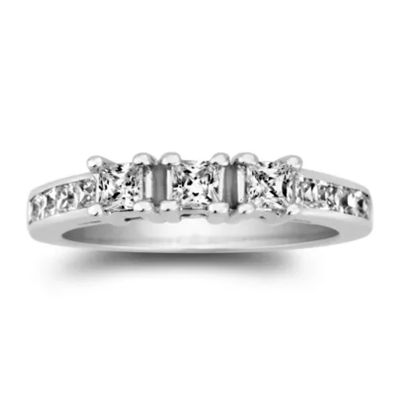 3/4CTW Diamond 14kt Gold White Ring