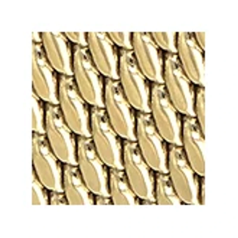 Women's Swiss Museum Gold Tone PVD Stainless Steel Mesh Bracelet Watch