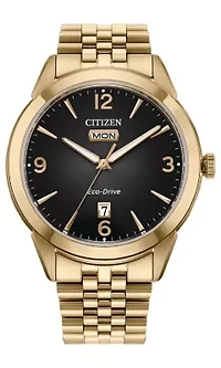 Citizen Mens Dress/Classic Eco Rolan Gold-Tone Bracelet Watch 40.5mm