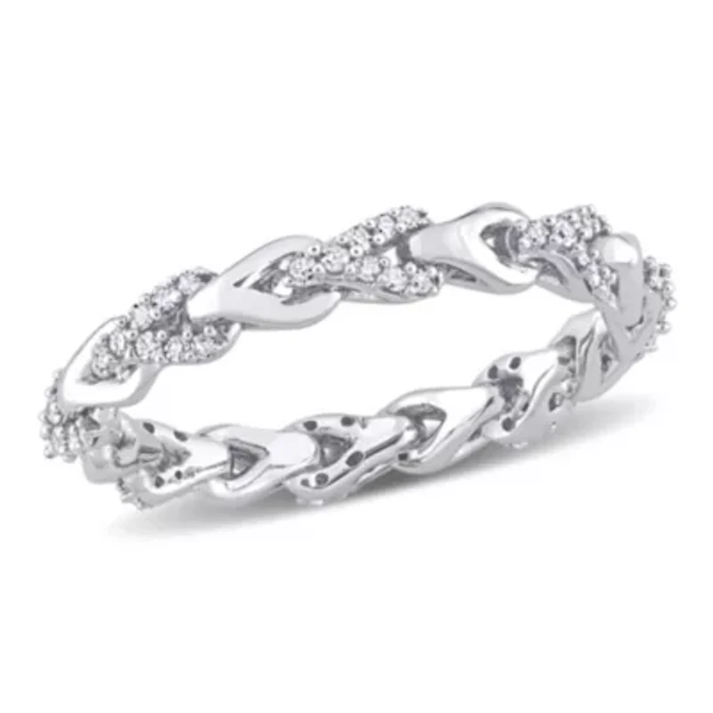 1/4 ct. t.w. Diamond Eternity Band 10K White Gold