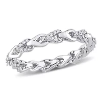 1/4 ct. t.w. Diamond Eternity Band 10K White Gold