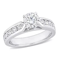 1 ct. t.w. Diamond Solitaire Twisted Rope Bridal Set 14K Yellow Gold