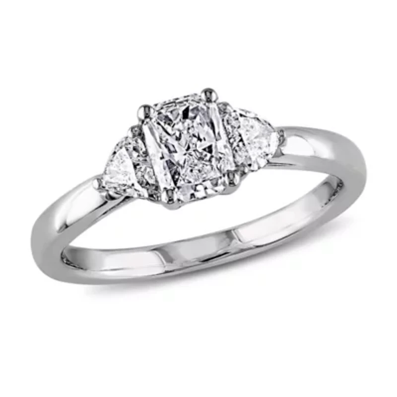 1 ct. t.w. Diamond Engagement Ring 14K White Gold