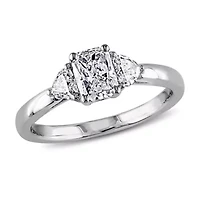 1 ct. t.w. Diamond Engagement Ring 14K White Gold