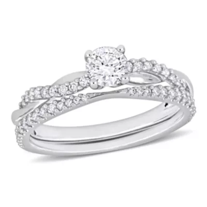 3/4 ct. t.w. Diamond Bridal Ring Set 14K White Gold