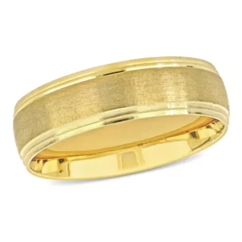 Ladies Wedding Band 10K Yellow Gold