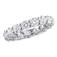 4 ct. t.w. Diamond Eternity Band Ring 18K White Gold