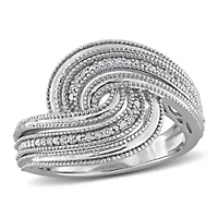 Diamond Ring Sterling Silver