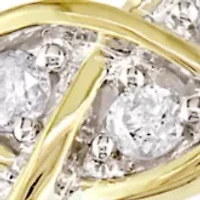 1/4 ct. t.w. Diamond Braided Anniversary Band 10k Yellow Gold