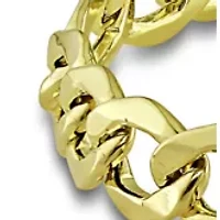 Figaro Chain Bracelet in 10K Yellow Gold