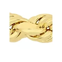 18 Inch Rope Chain Necklace in 10K Yellow Gold