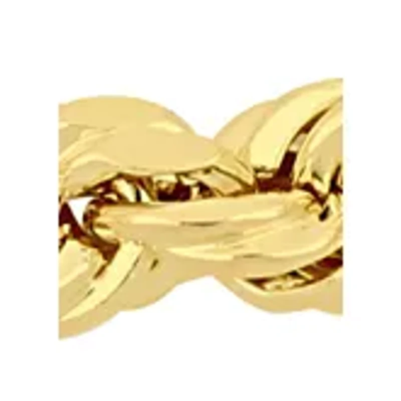 22-Inch Rope Chain Necklace in 10K Yellow Gold