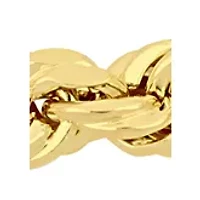 22-Inch Rope Chain Necklace in 10K Yellow Gold