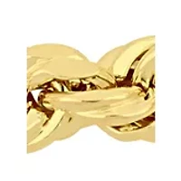 20 Inch Rope Chain Necklace in 10K Yellow Gold