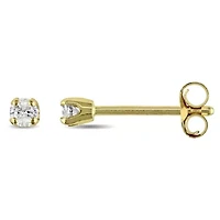 1/10 ct. t.w. Diamond Stud Earrings in 14K Yellow Gold
