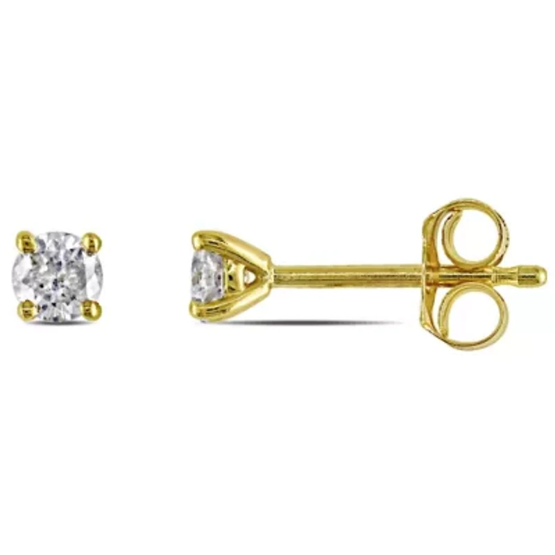 1/4 ct. t.w. Diamond Stud Earrings in 14K Yellow Gold
