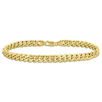 6.6MM Curb Chain Bracelet in 10K Yellow Gold