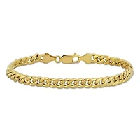 6.15MM Miami Cuban Link Chain Bracelet in 10K Yellow Gold
