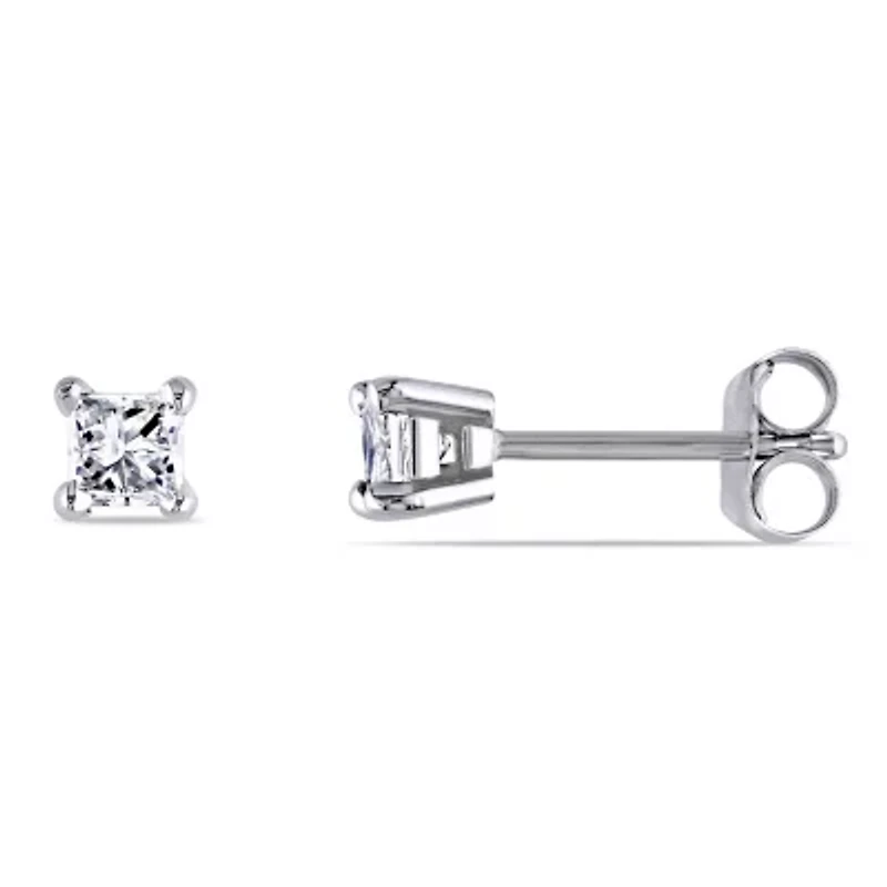 1/3 ct. t.w. Diamond Stud Earrings in 14K White Gold