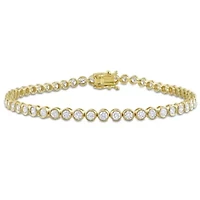 2.81 ct. t.w. Diamond Tennis Bracelet in 14K Yellow Gold, 7"