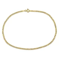 2.3MM Curb Link Chain Bracelet in 10K Yellow Gold, 10"